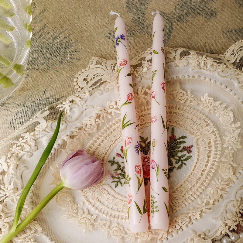Velas estampadas - Kit 02pcs
