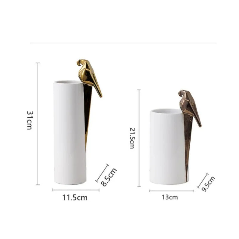 Vasos em cerâmica Bird - 02 Tamanhos