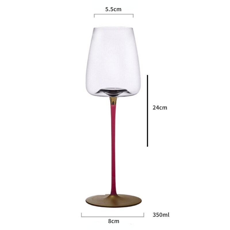 Jogo 2pcs taças em cristal Kea - design moderno