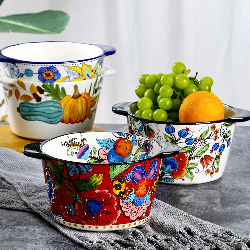 Bowl de cerâmica Colors - pintado à mão