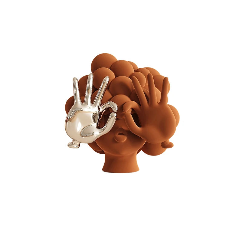 Escultura The Girl - design contemporâneo
