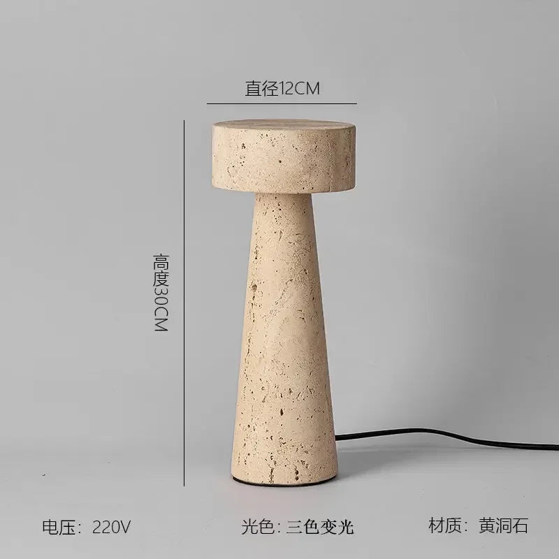 Luminária de mesa Travertino - 30cm