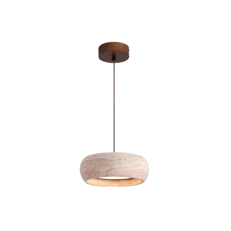 Pendente Travertino Round - 20cm(diâmetro)