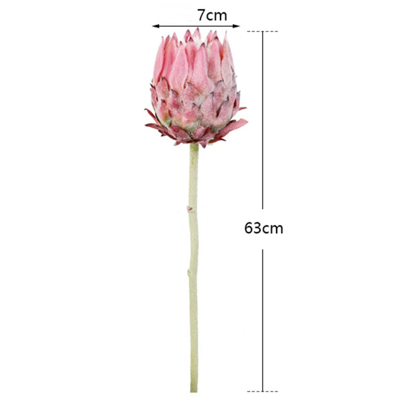 Haste de Protea permanente - 04 cores