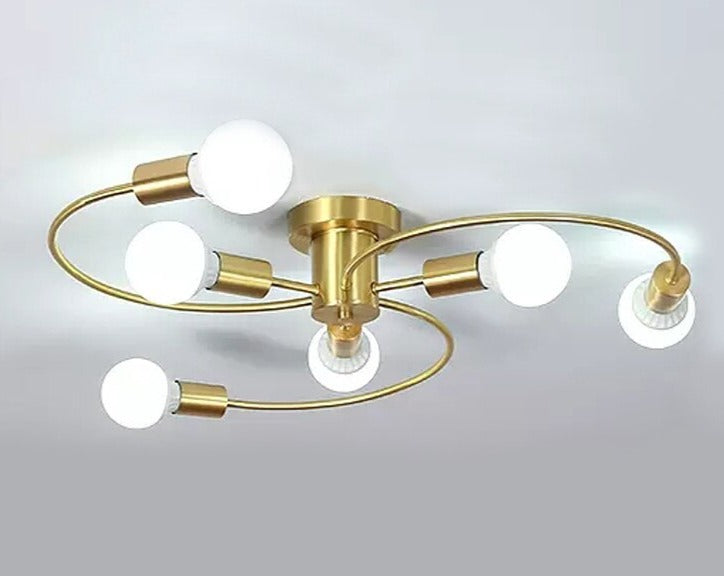 Luminária de teto Curvas - moderno e elegante