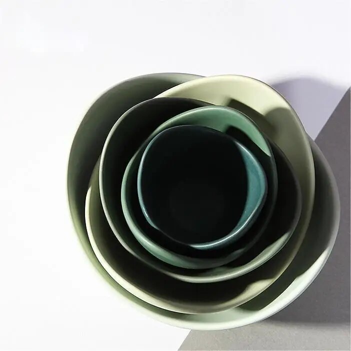 Jogos 3pcs Bowls em cerâmica Pantone