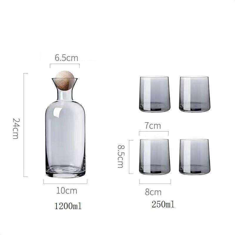 Jarra & Copos Florença - Jogo 5pcs