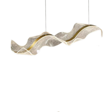 Lustre em led acrílico Wave - 03 Tamanhos