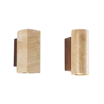 Arandelas Travertino - 02 Modelos