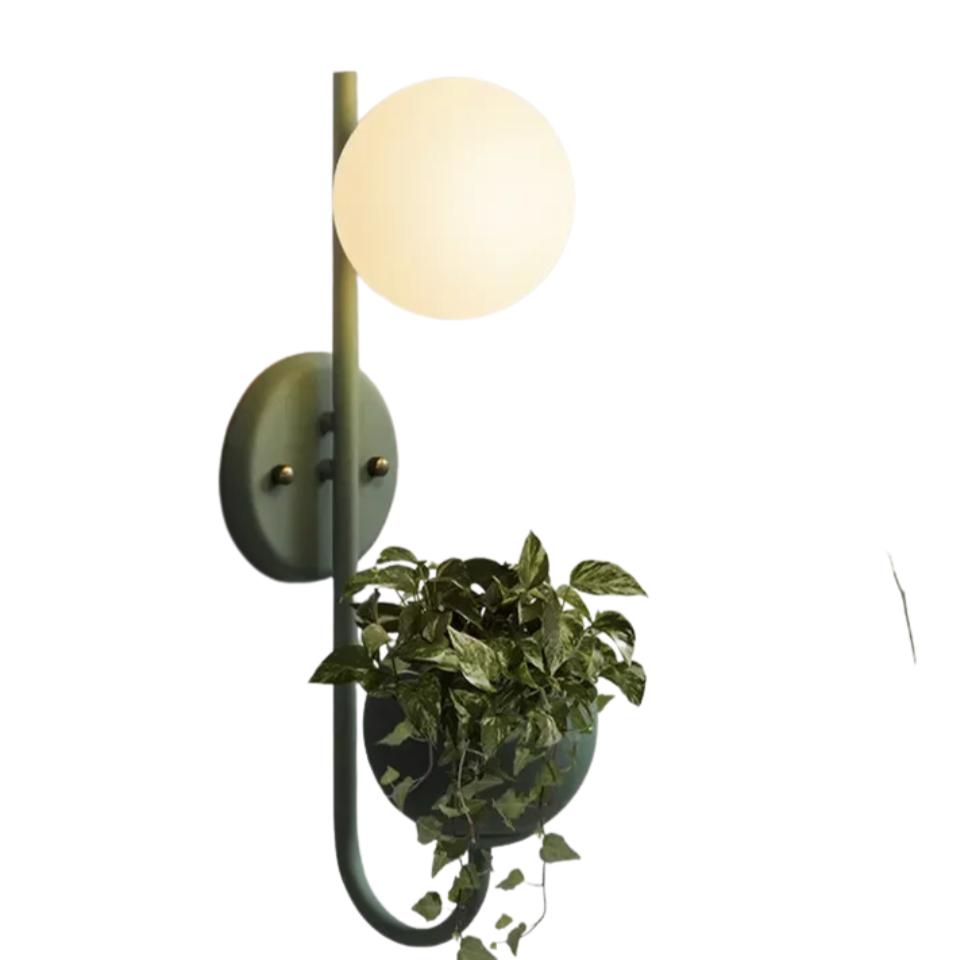 Arandela com vaso Boutique Garden - *edição cores especiais