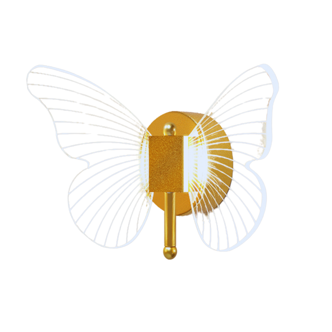 Linha de iluminação Butterfly - metal & led acrílico