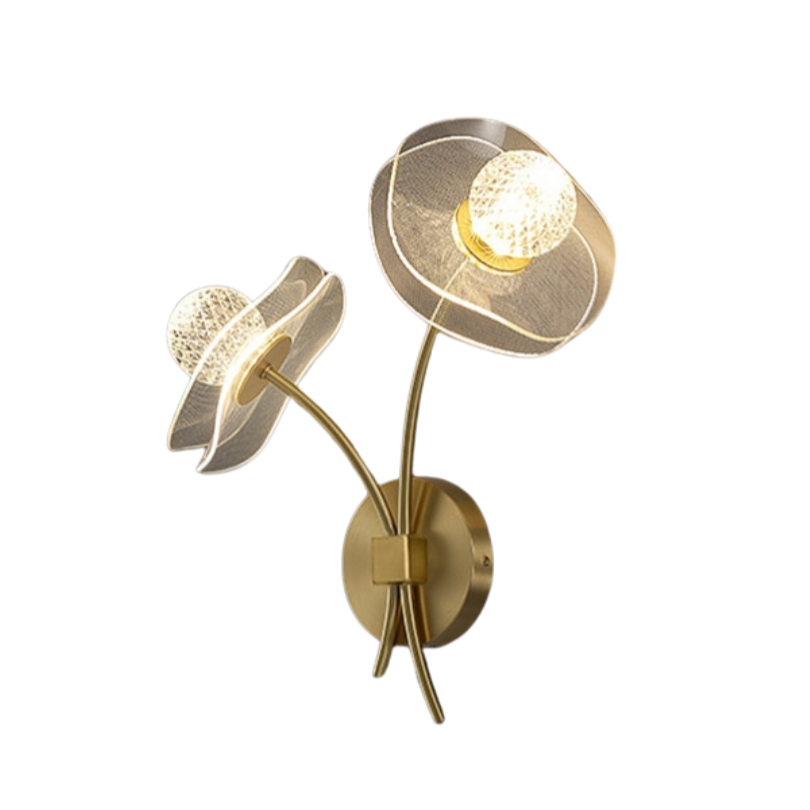 Arandelas Flower Duplo - design criativo