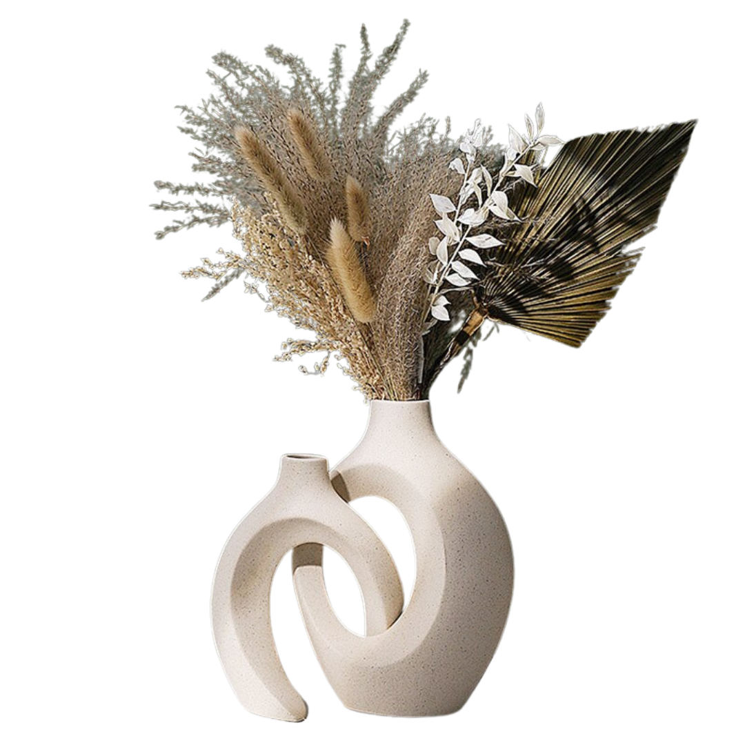 Conjunto 2pcs Vasos Serenity - em cerâmica artesanal