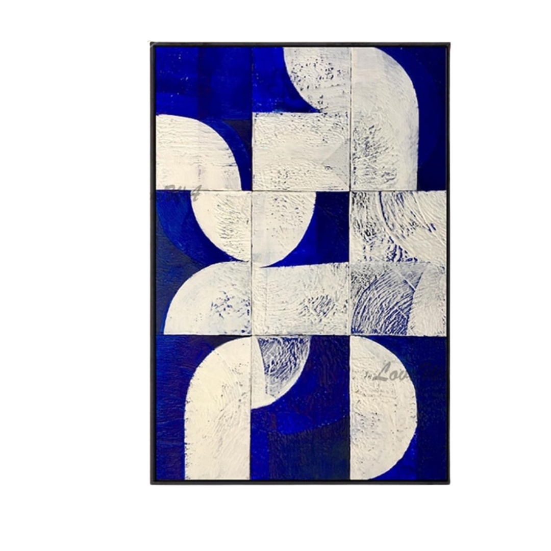 Tela Assimetria - Pintada a mão