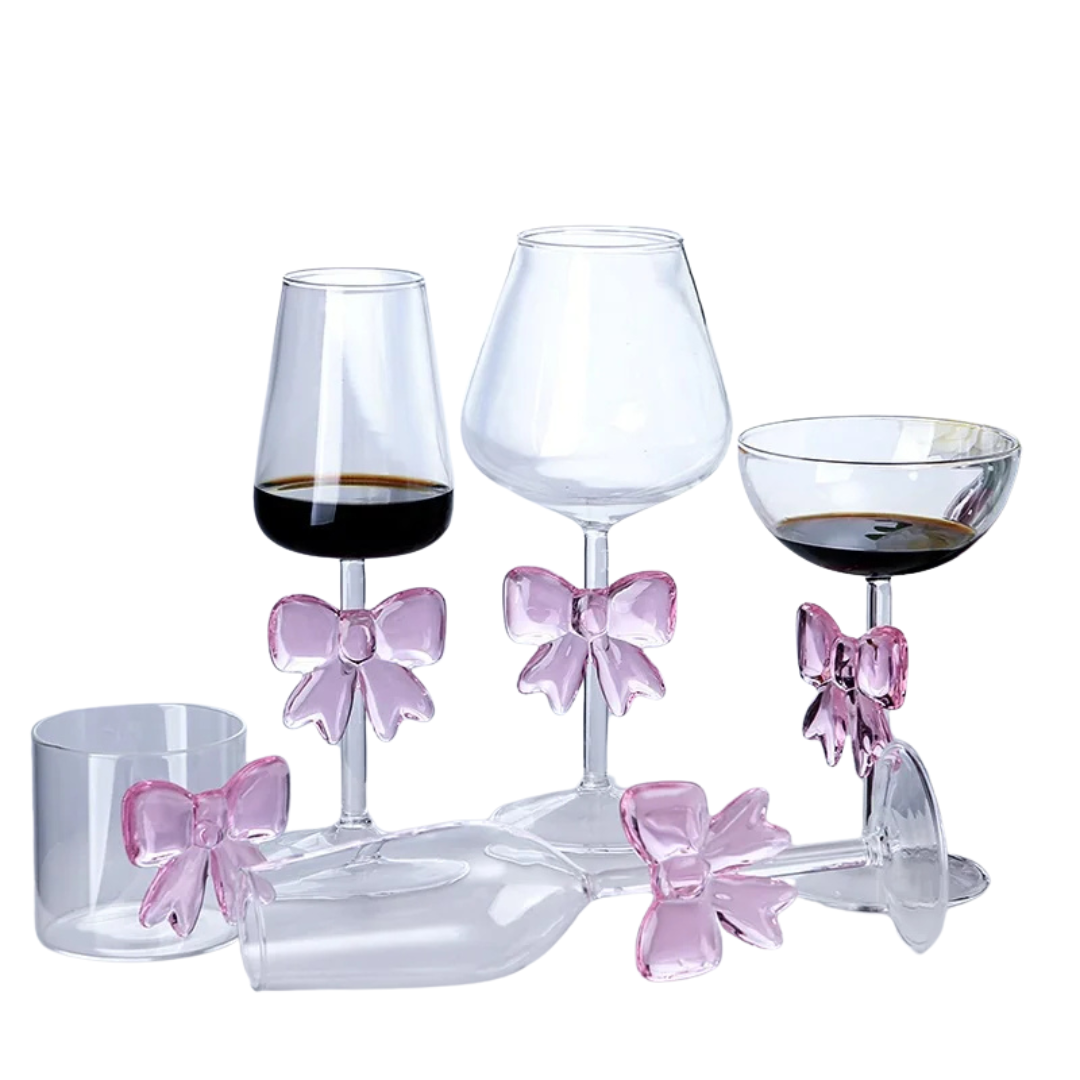 Copos & Taças Laço - 05 Modelos