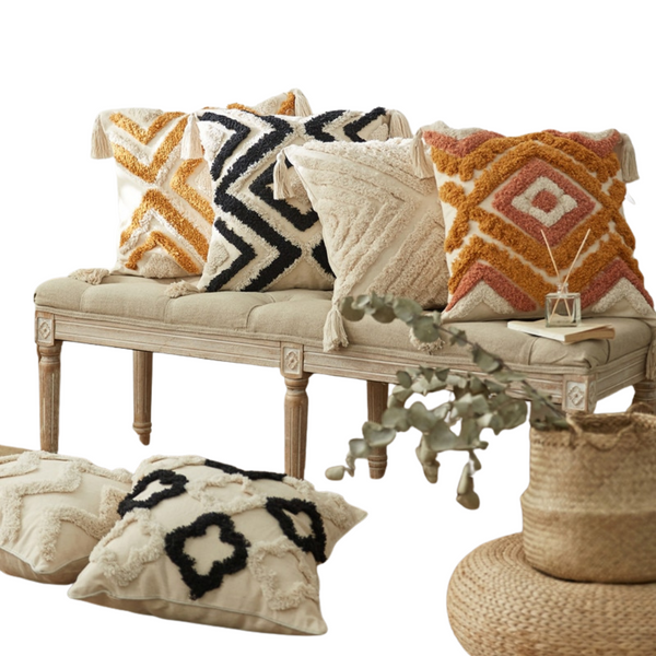 Capas para Almofada Boho Comfy - 07 Modelos