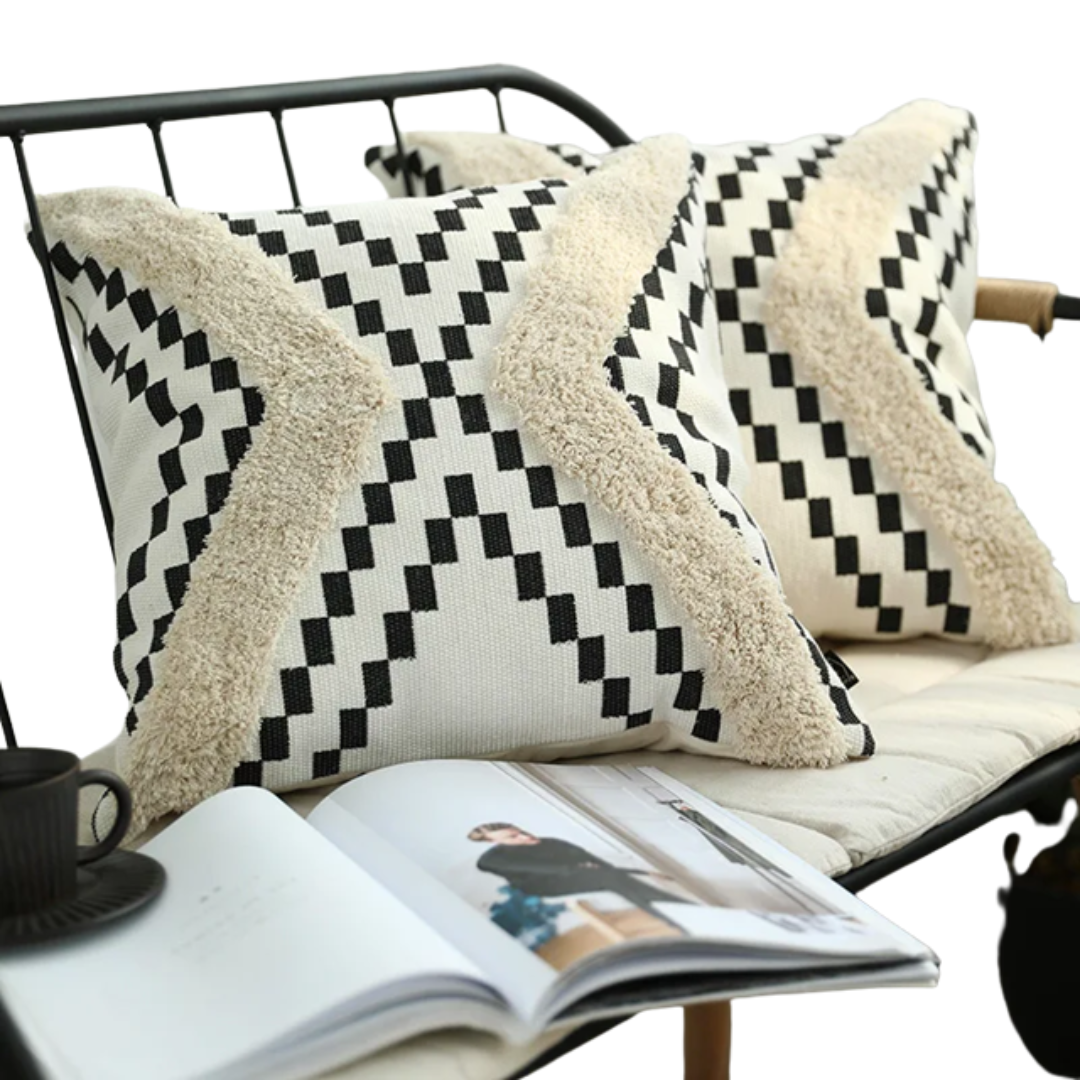 Capa para almofada Mediterrâneo - 100% Algodão