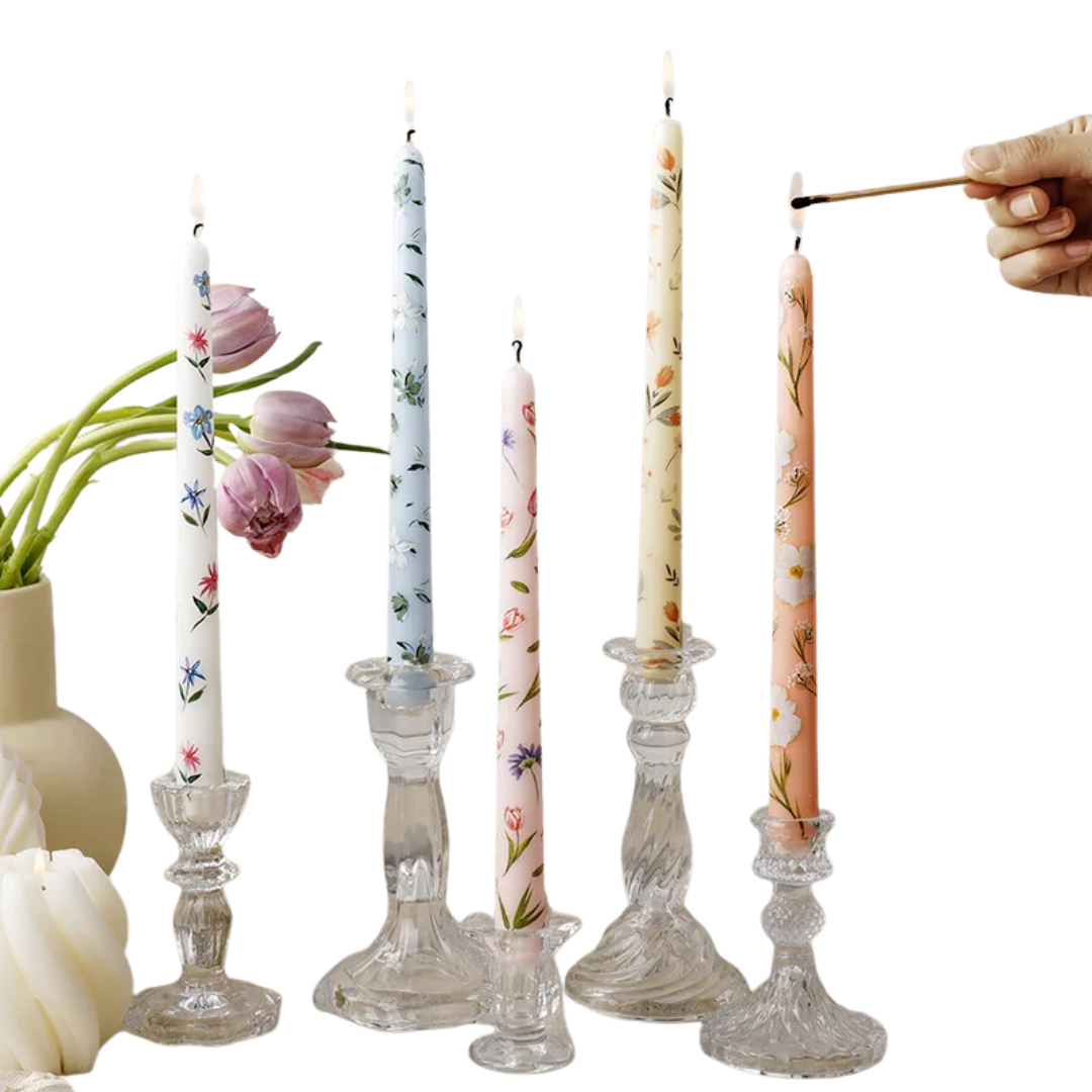 Velas estampadas - Kit 02pcs