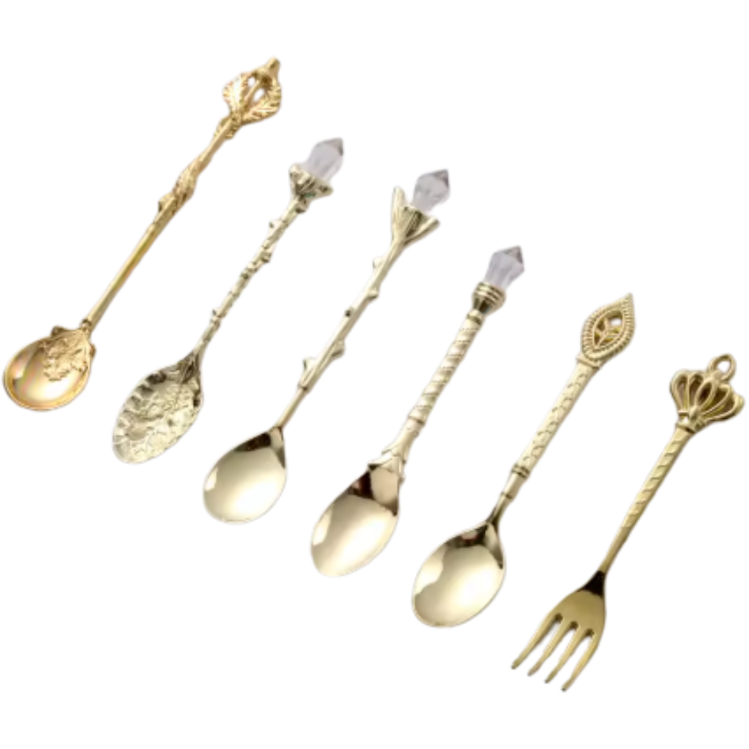 Talheres de chá Royals - Jogo 6pcs