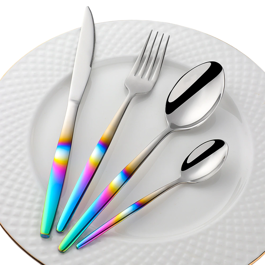 Talheres Degradê - Jogo 04pcs