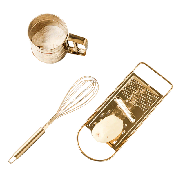 Utensílios Gold - 04 Modelos