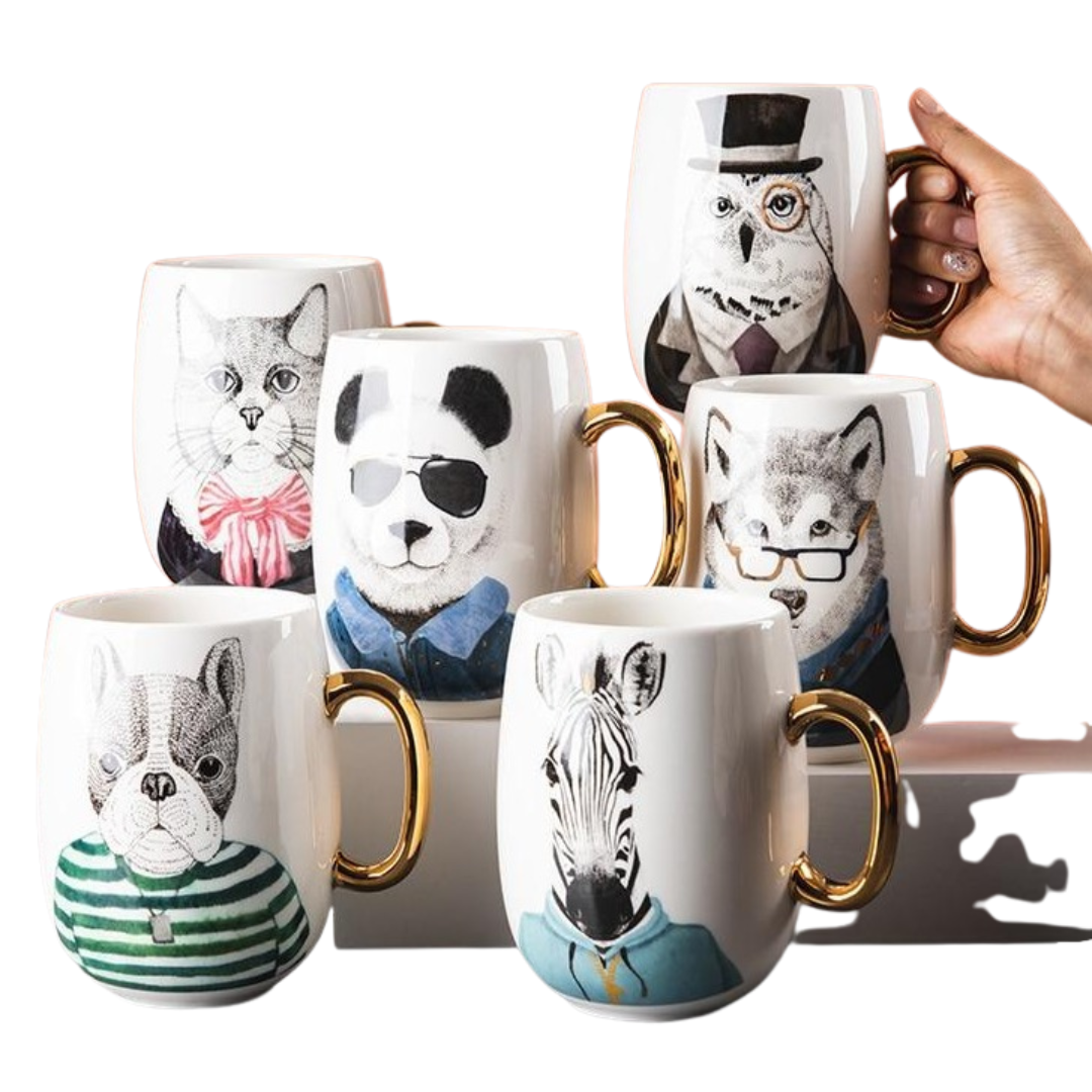 Canecas em cerâmica Forest - 06 Modelos