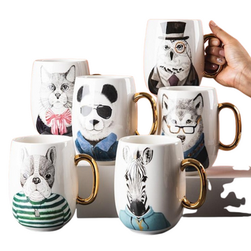 Canecas em cerâmica Forest - 06 Modelos