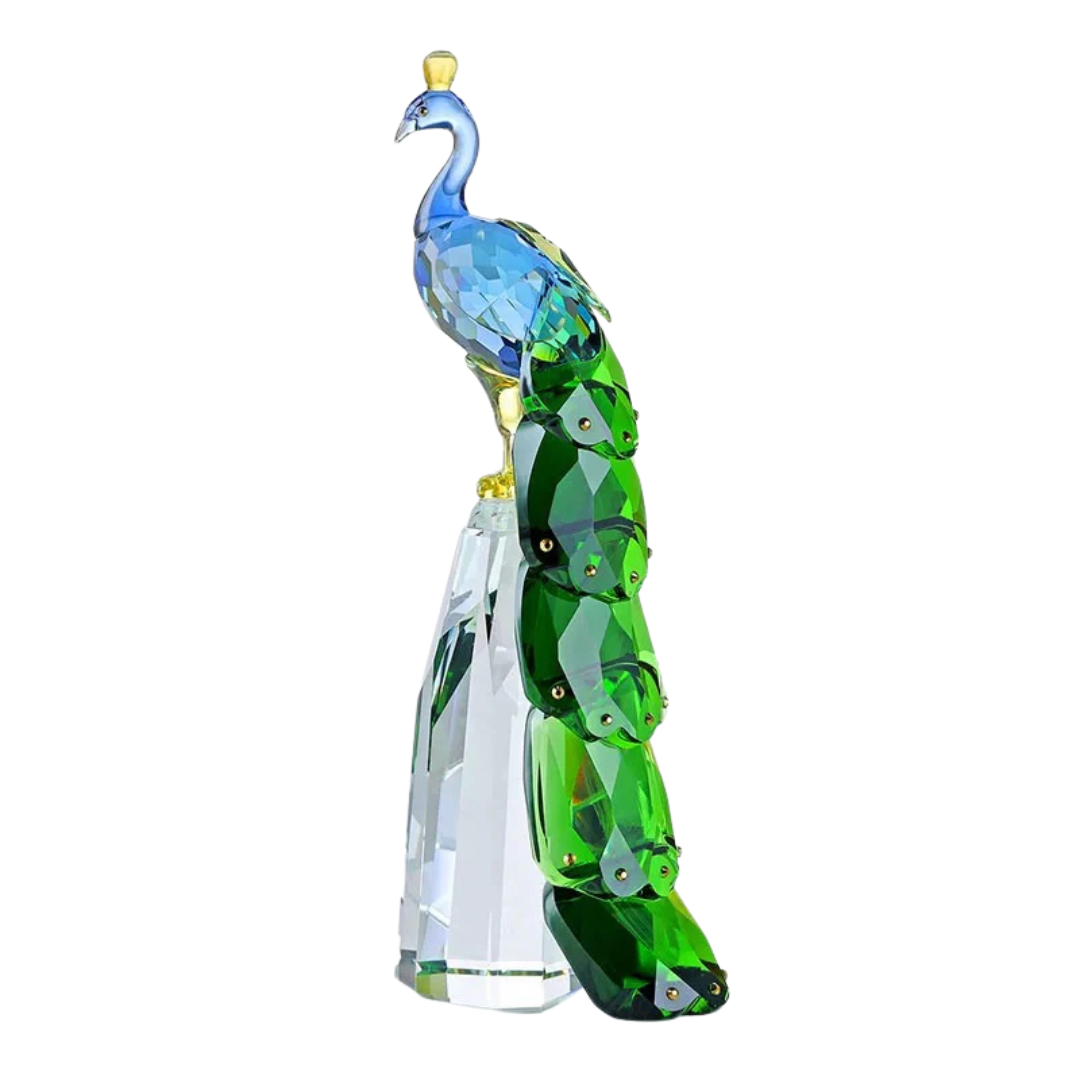 Escultura em vidro Pavão