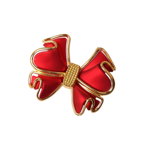 Porta guardanapos Laço de Natal - Jogo 06pcs