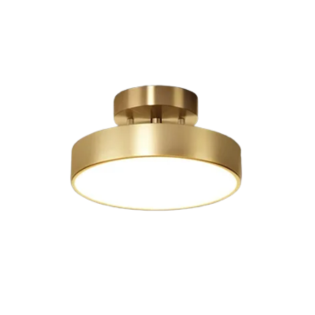 Luminária de teto em Led - Dourado ou Preto
