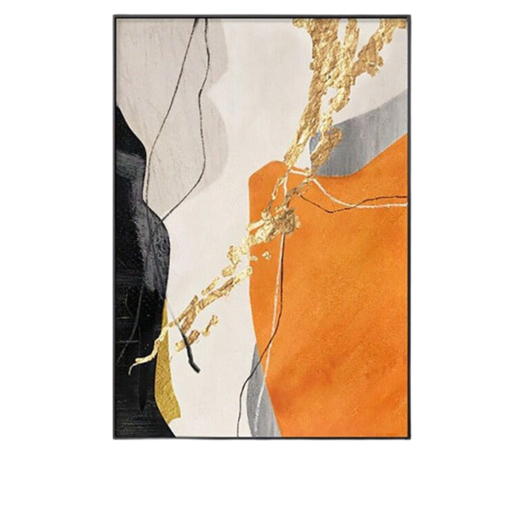 Tela pintada a mão Momentum - 60x80cm