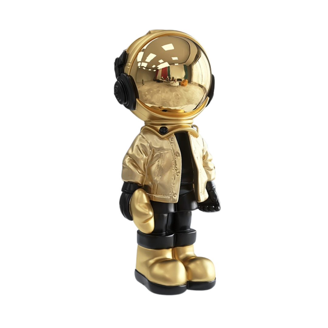 Escultura decorativa Astronauta - design criativo