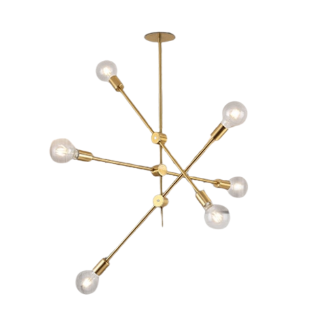 Lustre Pendente BALANCE - Dourado ou Preto em Aço