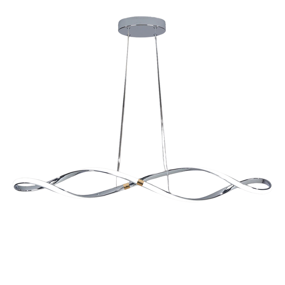 Lustre dimerizáve Veneza - em alumínio cromado