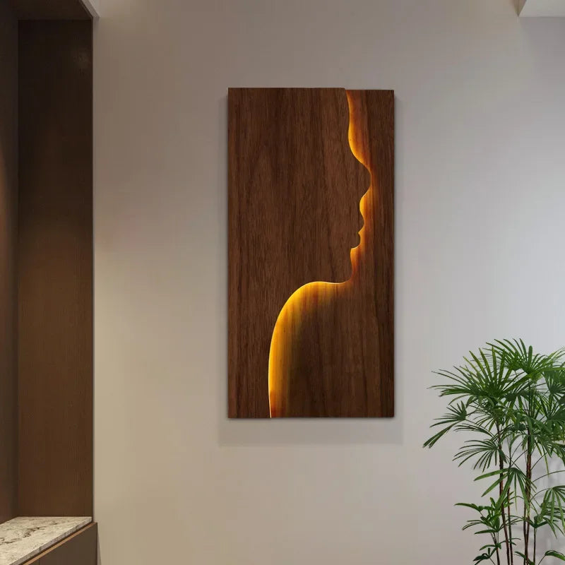 Iluminação de parede Formas - em madeira
