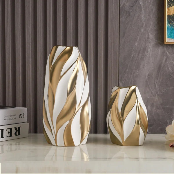 Vasos Luxo em cerâmica Aurora - Individual ou Jogo2pcs