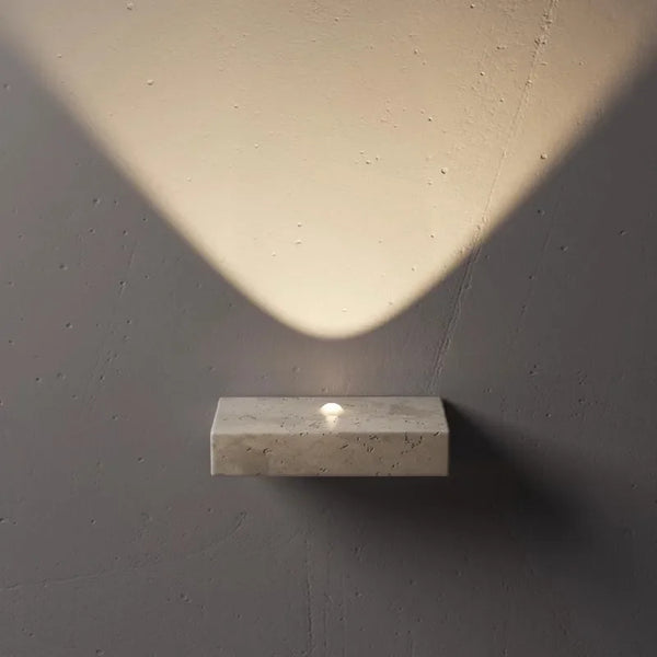 Arandela Travertino ponto de luz - área externa a prova d'água