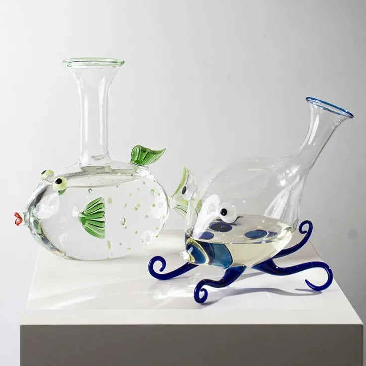 Decanter em vidro Ocean - 02 Modelos