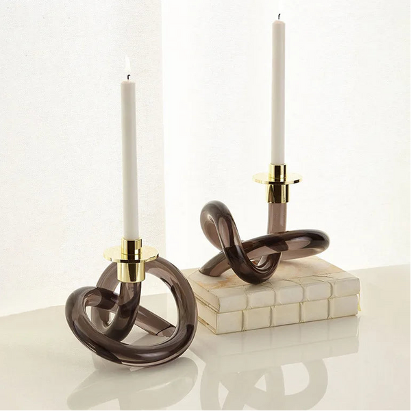 Castiçal em acrílico - Jogo 2pcs