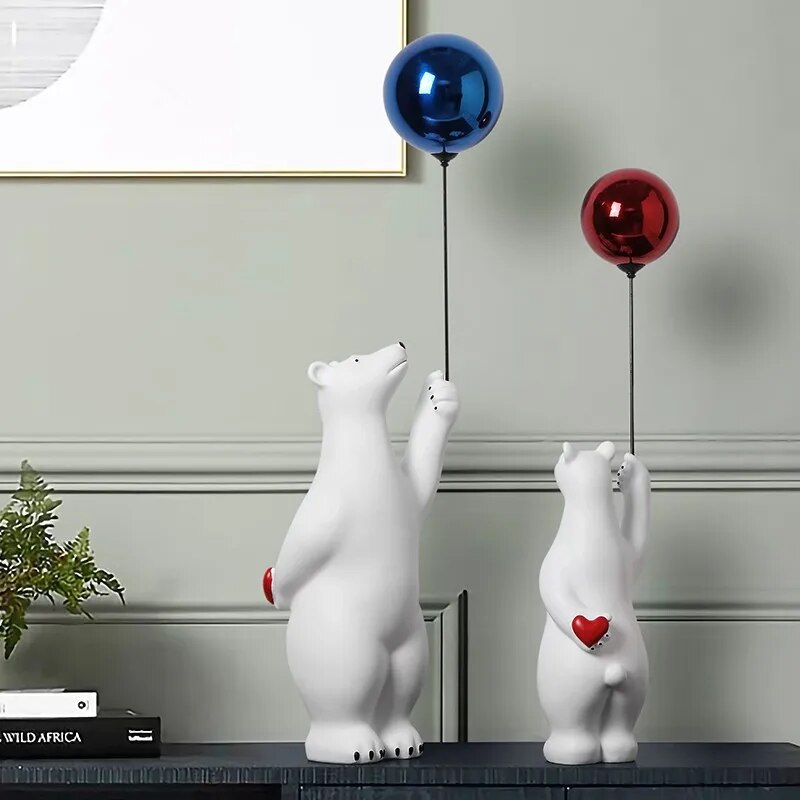 Esculturas Polar Love Balloon - 02 Cores