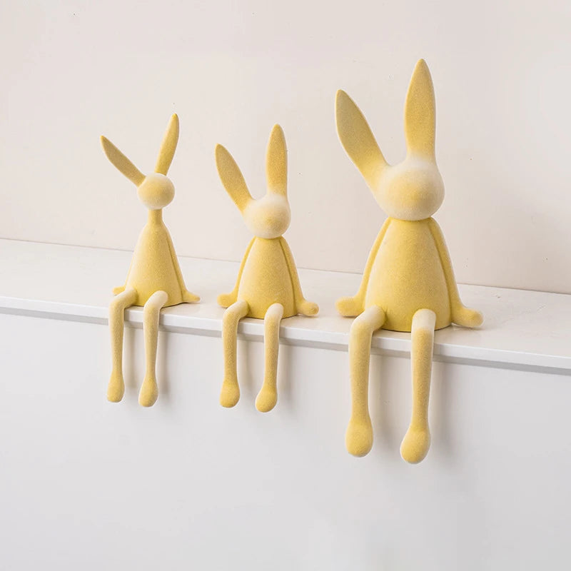 Esculturas decorativas Rabbit - design moderno