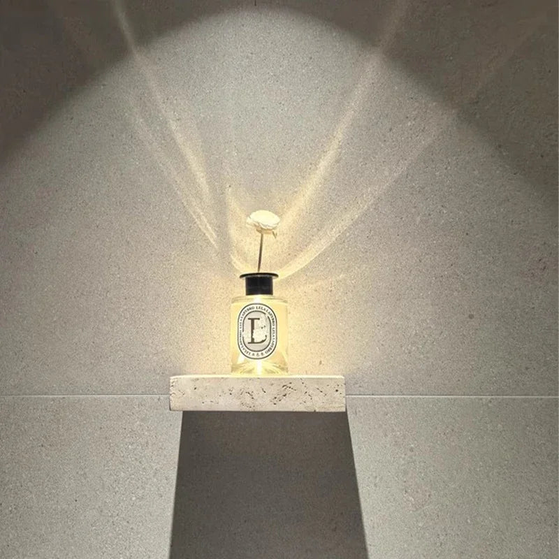 Arandela Travertino ponto de luz - área externa a prova d'água