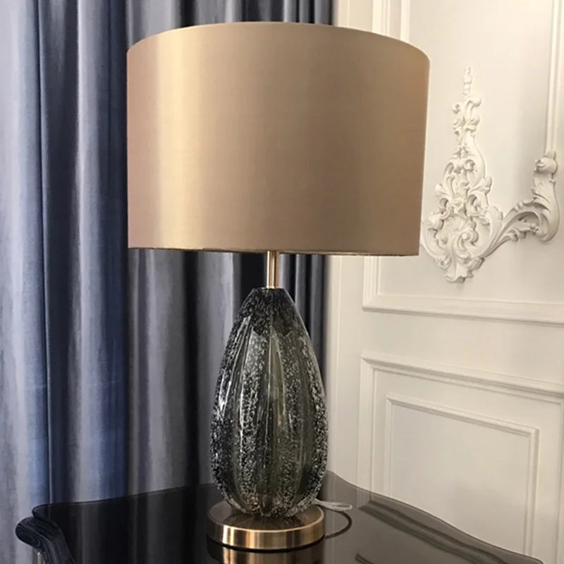 Luminária de mesa base murano