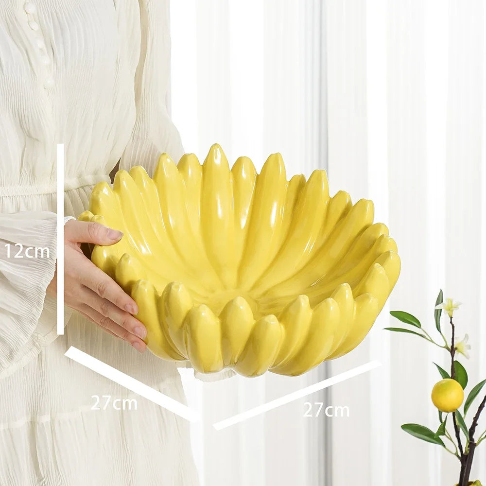 Fruteira Banana - cerâmica