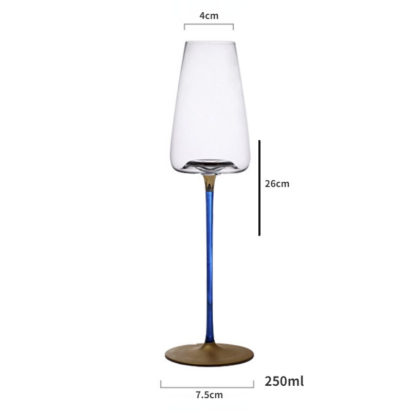 Jogo 2pcs taças em cristal Kea - design moderno