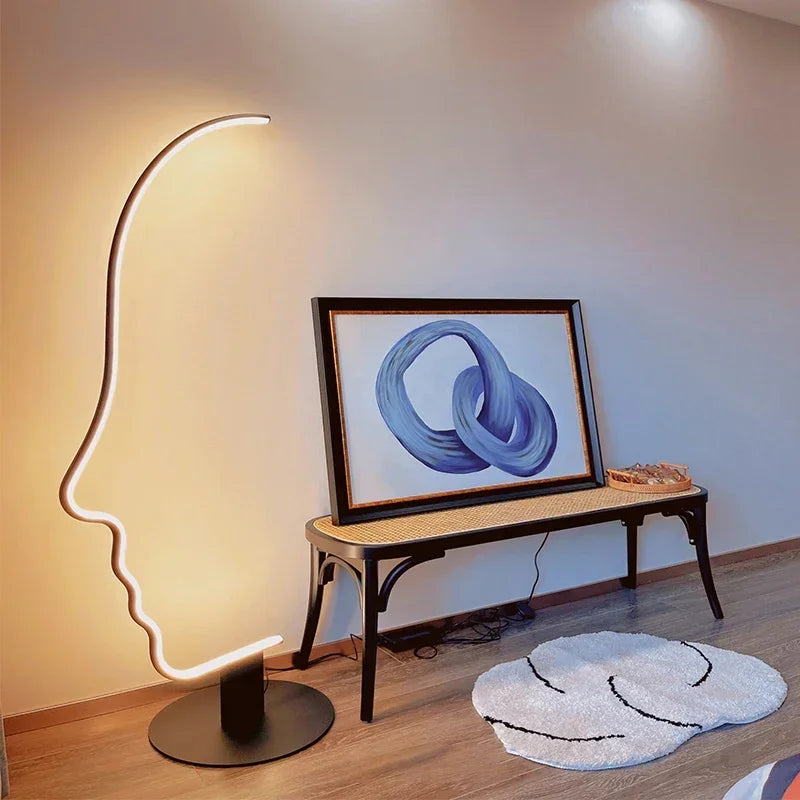 Luminária de chão Face - 142cm