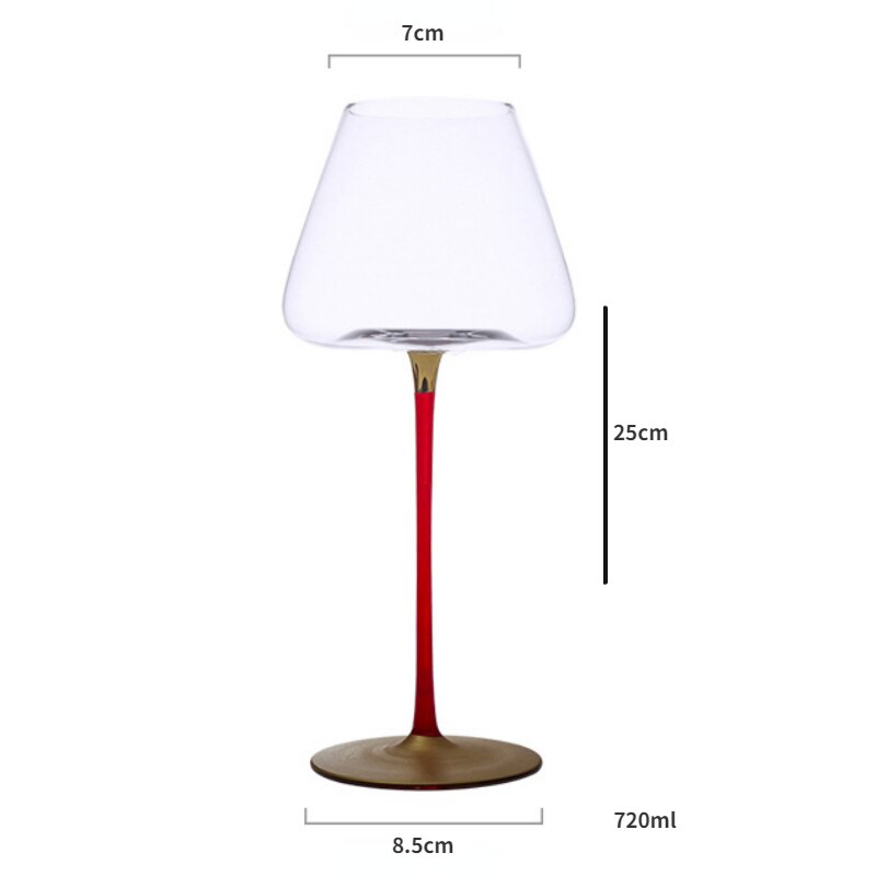 Jogo 2pcs taças em cristal Kea - design moderno