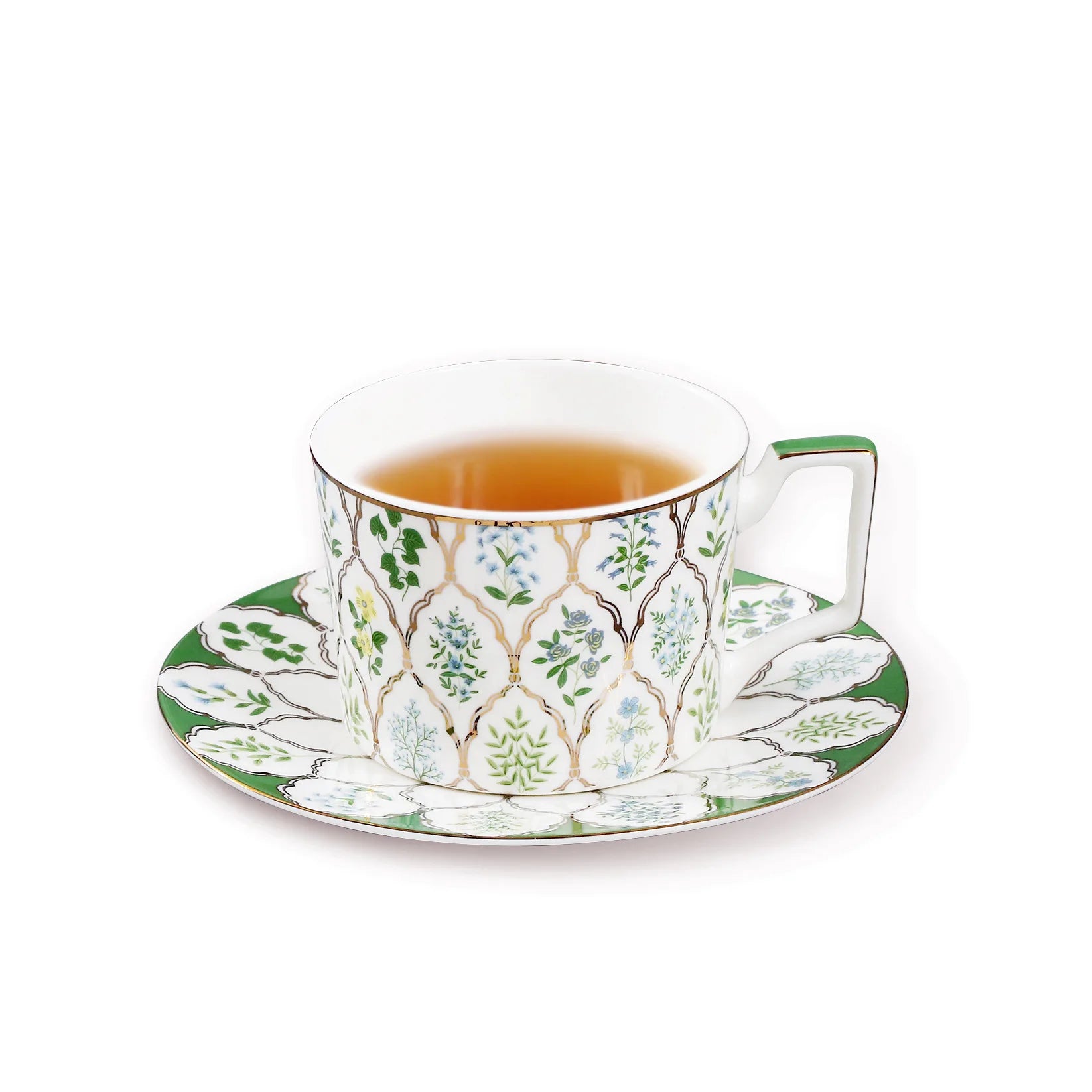 Conjunto Floris para chá - em porcelana