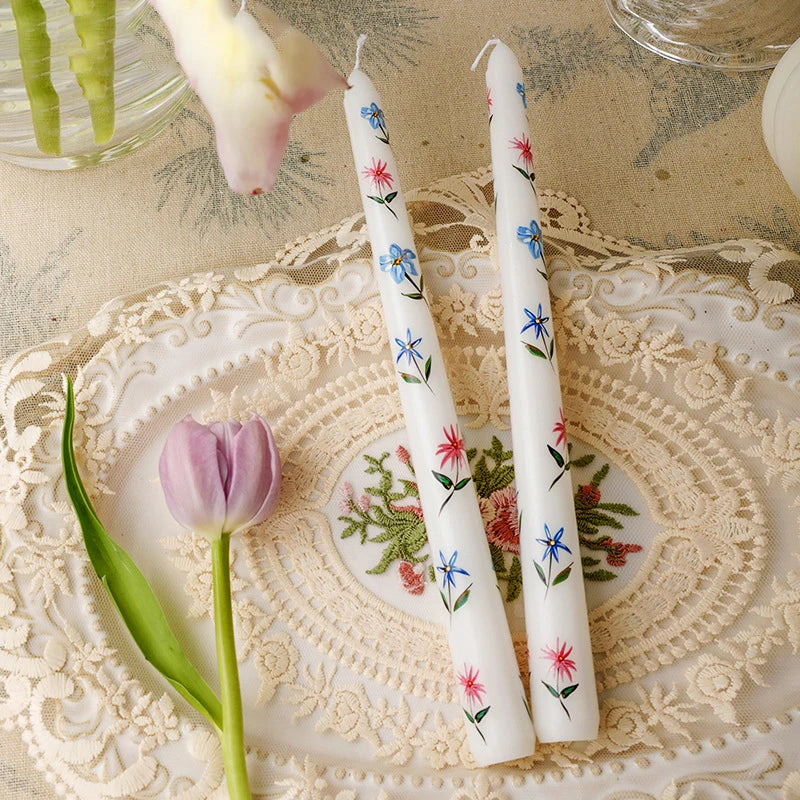 Velas estampadas - Kit 02pcs