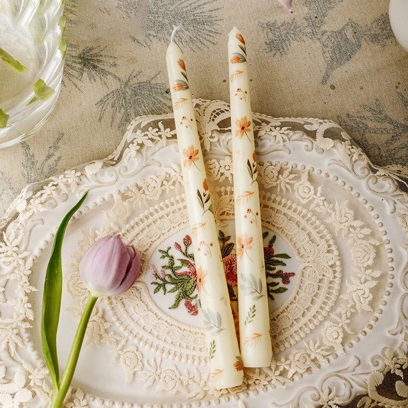 Velas estampadas - Kit 02pcs